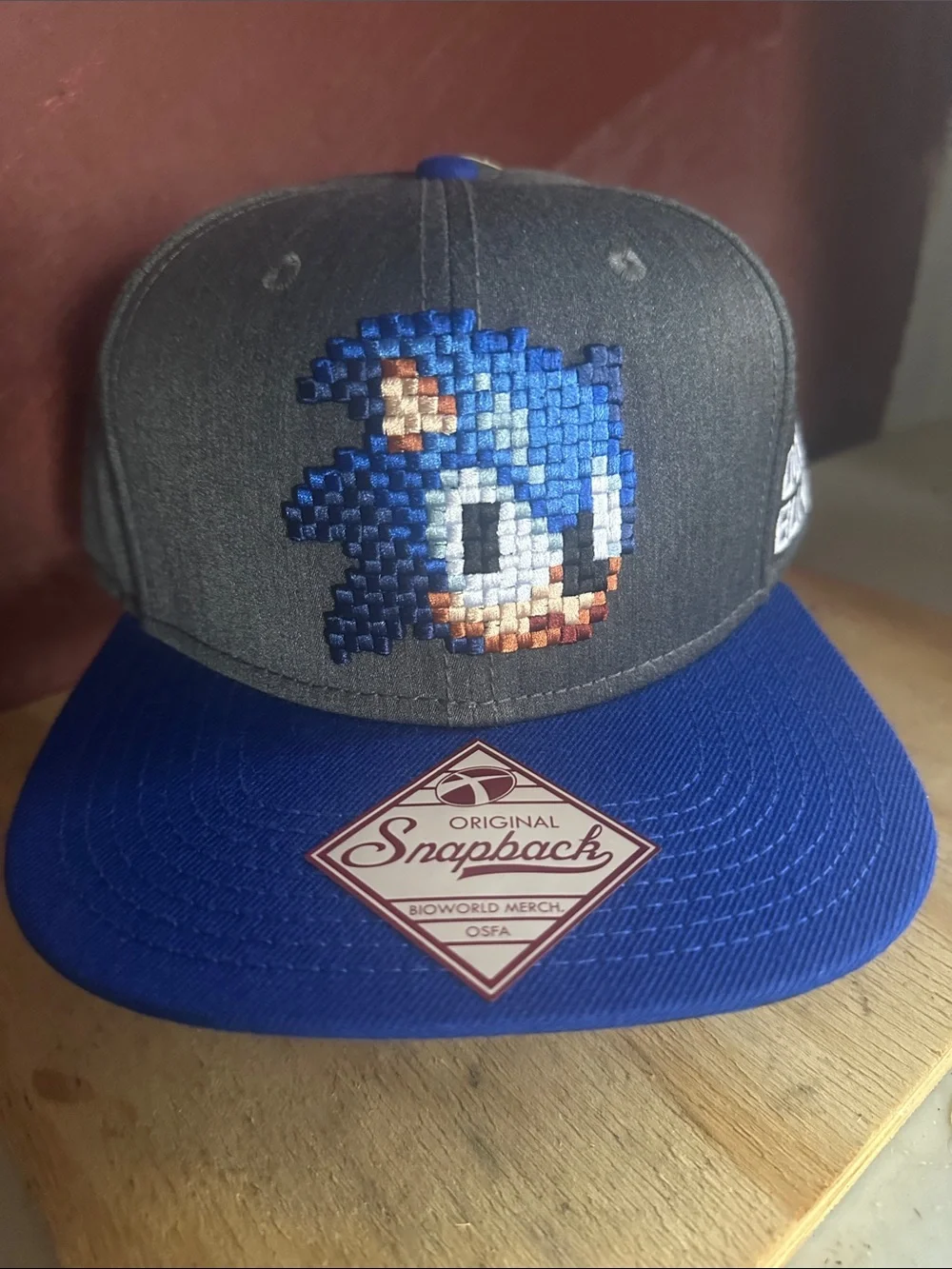 Sega Sonic the hedgehog gamer snapback hat retro video games cap nwt